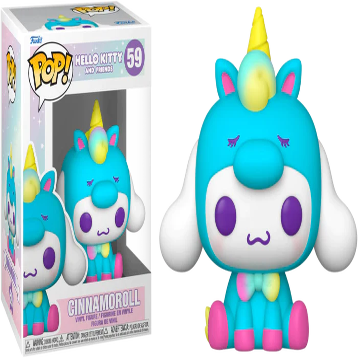 Funko Pop! Hello Kitty and Friends - Cinnamoroll Unicorn Party #59