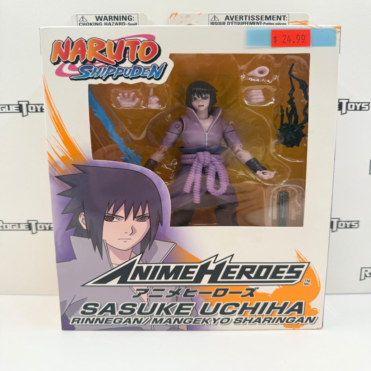 Bandai Anime Heroes Naruto Shippuden Sasuke Uchiha (Rinnegan/Mangekyo Sharingan)